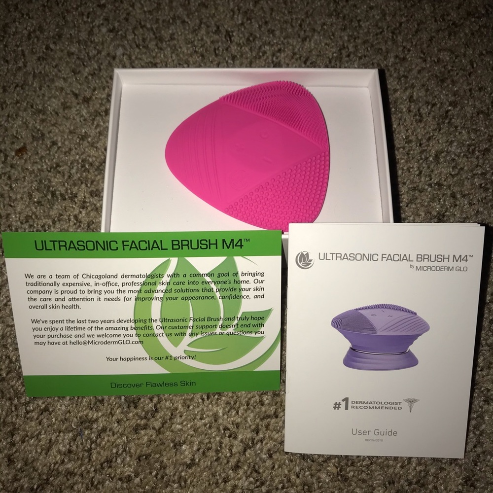 NEW Ultrasonic Facial Brush M4 by Microderm Glo
